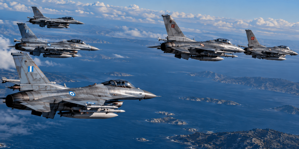 Οπλισμένα τουρκικά F-16 στο Αιγαίο: 15 παραβάσεις, 13 παραβιάσεις και 2 εμπλοκές