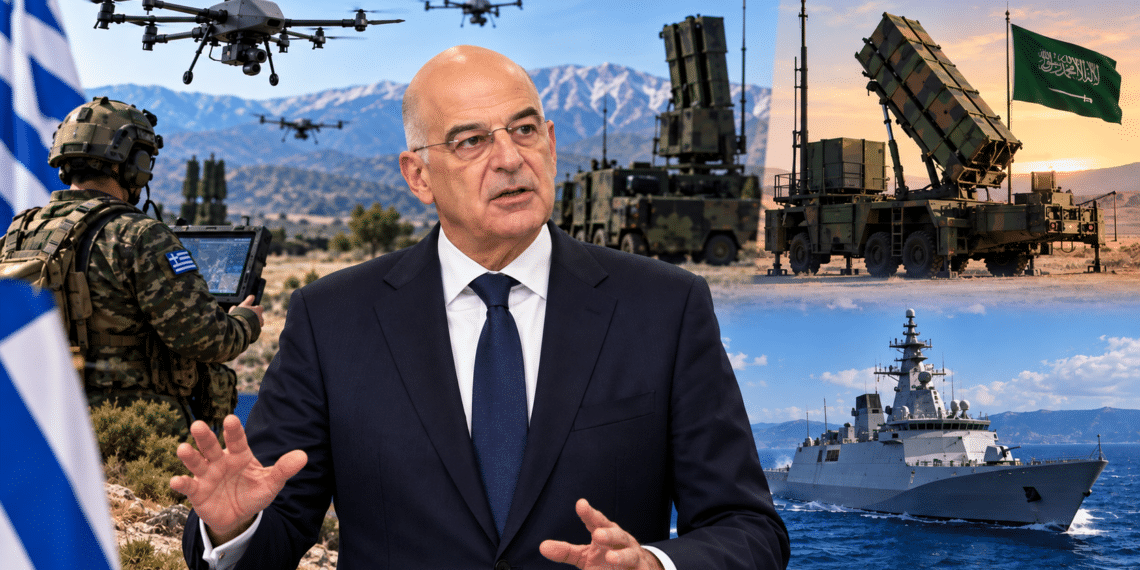 Δένδιας: Ταξιαρχία drones στο Λιτόχωρο, όπλα για F-35 και παράταση Patriot στη Σαουδική Αραβία