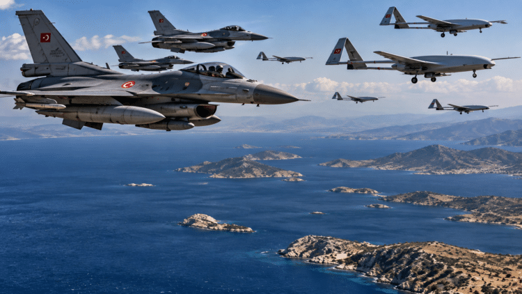 Αιγαίο: 14 τουρκικά αεροσκάφη με 17 παραβιάσεις – Δύο σχηματισμοί F-16 και 8 UAV 1 Αιγαίο: 14 τουρκικά αεροσκάφη με 17 παραβιάσεις – Δύο σχηματισμοί F-16 και 8 UAV