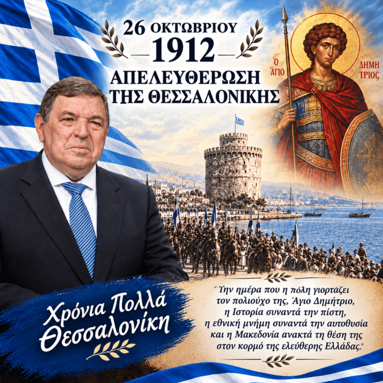 Το Μήνυμα του Στρατηγού Φρ. Φράγκου για την απελευθέρωση της Θεσσαλονίκης (26 Οκτωβρίου 1912 – βίντεο)