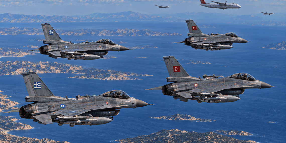 Σκηνικό πολέμου στο Αιγαίο – Εμπλοκή ελληνικών μαχητικών με οπλισμένα τουρκικά F-16